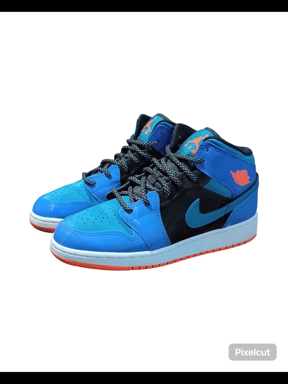 Nike Air Jordan 1 Mid GS "Racer Blue/Green Abyss" | Size 5Y